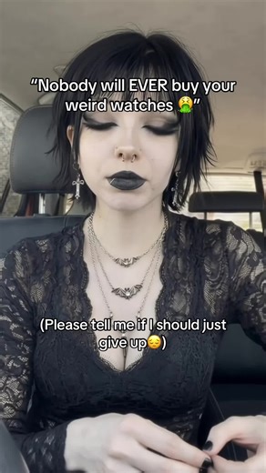 Would you wear these watches?😫 #goth #gothtok #viral