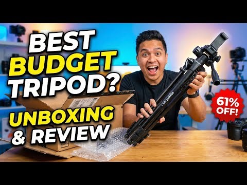 I’m Amazon Basics Lightweight Tripod Setup & First Impressions