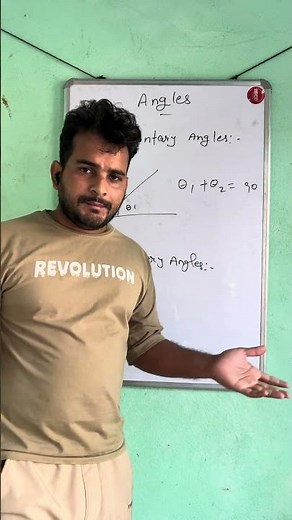 Understanding Geometry Basic Complementary and Supplementary Angles Simplified #angles #mathconcepts