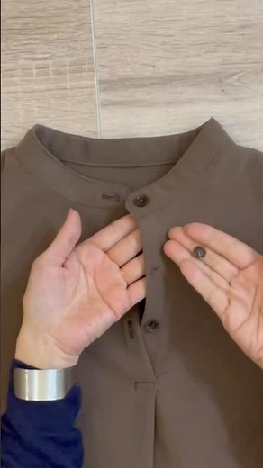 洋裁基礎🔰シャツのボタンつけ方 #shorts #シャツのボタン #ボタンつけ方 #atelierコンタン