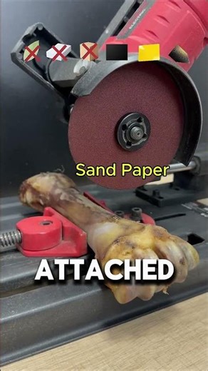 Testing different materials on a bone