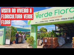 VISITA AO VIVEIRO E FLORICULTURA VERDE FLORA | PLANTAS ORNAMENTAIS | FRUTÍFERAS E MUITO MAIS