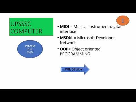 Computer Important Full Form #computer #upsssc 