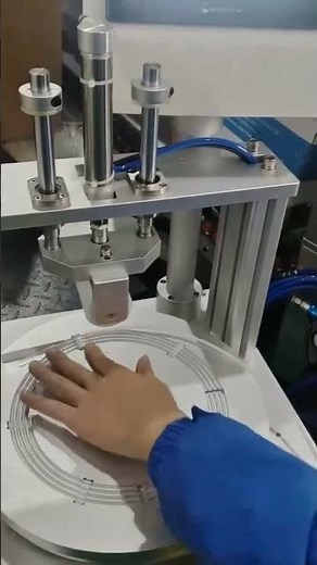 Wire guide sheath tube coiling machine Video sharing