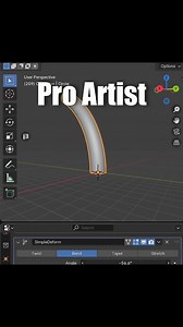 Learned How to bend your object in blender #tutorial #blender #blendercommunity #blender3d #b3d #tips #tricks #pro #noob | Blender Singh