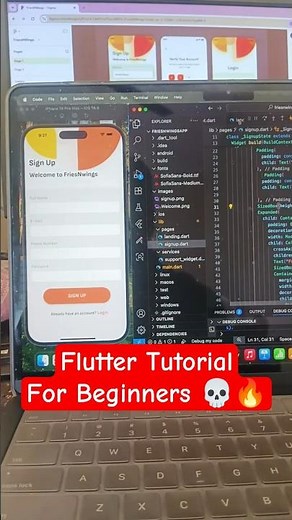 🔥 Flutter Tutorial for Beginners (2025) | Build a Complete App Using Flutter #shorts #flutter