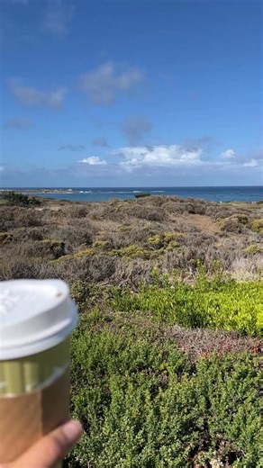 Start your day with a stroll around Spanish Bay. ☕️ | Pebble Beach Resorts