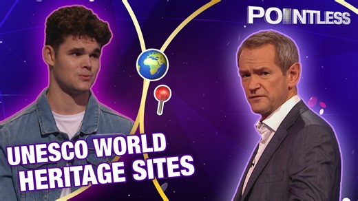 75K views · 458 reactions | Contestants are shown images of 2019 Unesco world heritage sites and they must identify what countries they are located in. Plus they are tested on other unique trivia including ‘breeds of dog’, ‘types of hat’ and more! | Pointless | Facebook