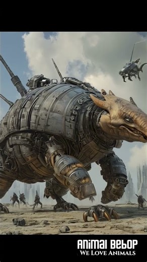 Animal Bebop Alien Robots 0035 A #midjourney #aiart #aianimals #aialiens #airobots