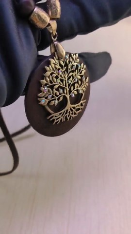 Tree of Life Black Wooden Bohemian Pendant Necklace, Gift for Boyfriend, Girlfriend - Etsy