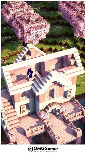 14K views · 190 reactions |  Minecraft Cherry House Build! ✨ A stunning cherry-themed house surrounded by blossoms, perfect for cozy living and aesthetic vibes. Ideal for survival or creative worlds with a touch of beauty! #MinecraftCherryHouse #MinecraftHouseIdeas #MinecraftCherryBuild #MinecraftSurvivalBase #MinecraftHouseDesign #MinecraftCreativeBuild #MinecraftBuildTips | OMGGamer | Facebook