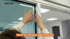 Rayno Window Security Film, Rescue - Shatterproof Safety Protection, Energy-Saving UV Sunlight Blocking Tint for Home and Office, Window Thermal Film - Clear (36" x 25')