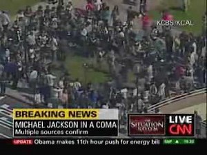 Breaking News Michael Jackson Dies At 50