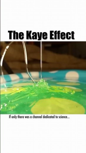 How Does This Liquid Defy Gravity?! The Kaye Effect Explained...