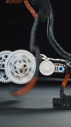 Chain Pull-and-Push Machine - LEGO Technic #lego #satisfying #Engineering #mechanic | Dr. Engine