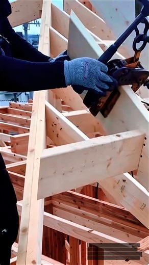Precision Wood Framing — Securing Structural Beams with Connector Fastening