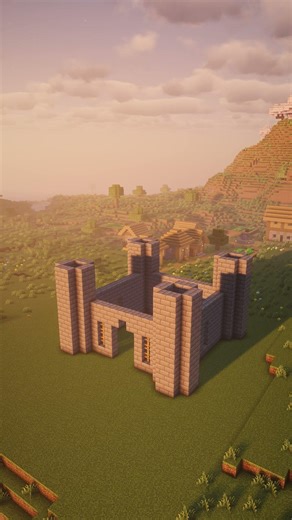 Minecraft Castle 🏰 #minecraft #minecraftbuild #shorts