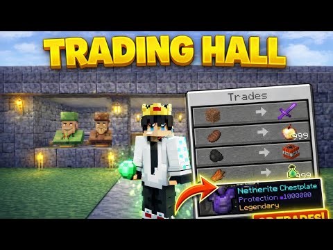 I Built the Best Trading Hall in Minecraft!