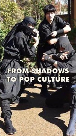 From Shadows to Pop Culture #Ninja #Ninjutsu #HistoryExplained #shorts