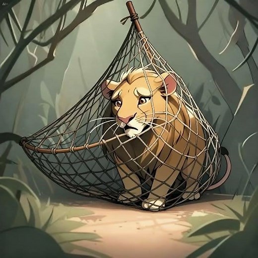قصة الأسد والفأر 🐭🦁 | درس جميل للأطفال