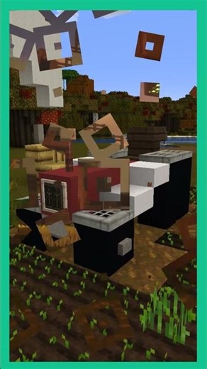 Minecraft |🌾🚜 Autumn Farm Hobby Tractor | By Cybill