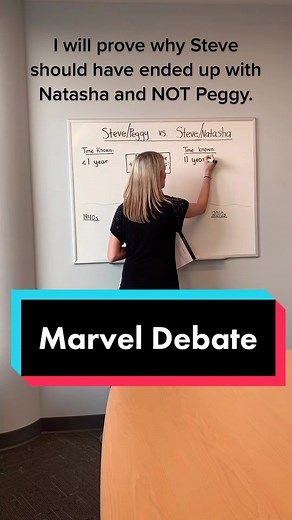 Debate 2. I’ll prove mathematically why the #Marvel writers should have had Steve end up w/ Natasha. #BlackWidow #CaptainAmerica #NatashaRomanoff #MCU