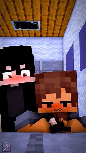 Minecraft Animation Story love boy ( Reelmy x Ealil kiss )