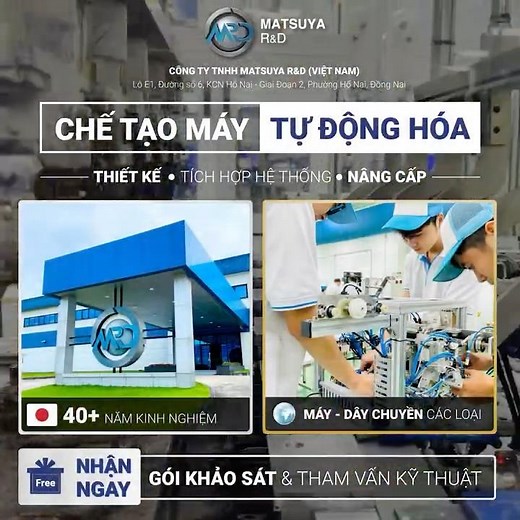Chế Tạo Máy Tự Động Hóa | Matsuya R&D Việt Nam