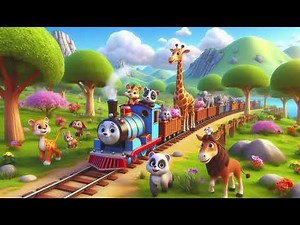 Animal Train Adventure | Nursery Rhymes & Kids Songs