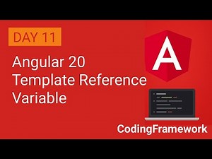 Angular 20 Tutorial Day 11 | Template Reference Variables Explained