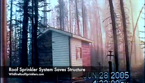Roof Sprinkler Systems Can Save your Home from Wildfires