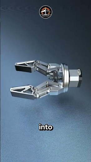 Servo Motor Driven Robotic Gripper | Precision Mechanical 3D Animation #howitworks #mechanic