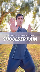 10K views · 160 reactions | Try these simple Qigong exercises for shoulder pain! ✨ Let us know how you feel below If you’d like to learn more, join us for Intro to Qigong Basics with David ~ visit the link in our bio @bodynbrain.us #healing #energy #qigong | Body & Brain | Facebook