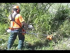 MOTOGUADAÑA STIHL FS280 CON CUCHILLA DE 3 PUNTAS