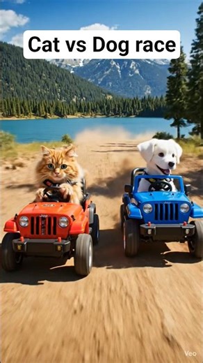 #shorts#catvsdog#gingercat#funnycat#dogshorts#petshorts#viralshorts#jeep #safari