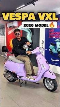 New Vespa Vxl 125 2026 Model Single color tone🔥#vespa #vespaindonesia #vespalx125 #vespascooter
