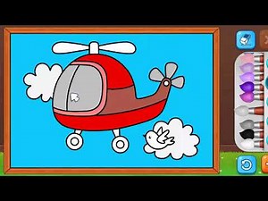 Aeroplane Colouring for Kids ✈️✨ | Easy & Fun Airplane Coloring | Wish Colouring”