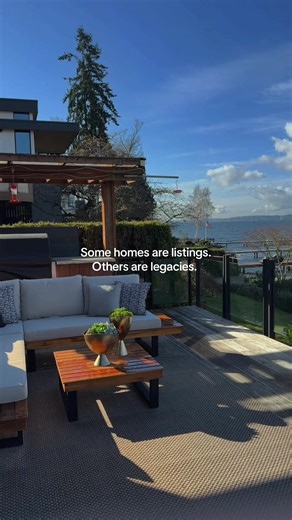 Some homes are beautiful. Others hold a lifetime. Nearly 50 years ago, a chance conversation in a Kirkland bar led to the purchase of this waterfront lot on Lake Washington. What followed was a home built not just for living, but for a life on the water. Mornings watching the sun ripple across the lake. Eagles calling from nearby trees. Hobie cats sailing with friends. Water skiing on glassy afternoons. And sunset after sunset from the deck, with Seattle and the Olympic Mountains in the distance