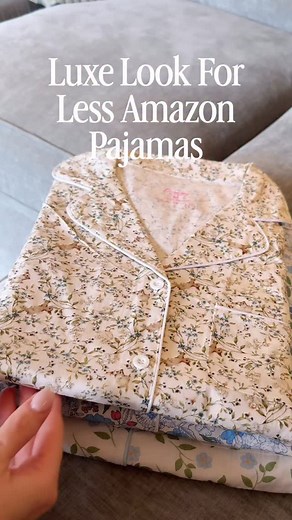 ⭐️ Shop these stunning cotton pajama sets! ✨💤 These feel so high-end - made from crisp woven poplin cotton with the prettiest prints that look identical to luxury sleepwear brands, but for a fraction of the price. They’re soft, breathable, and tailored beautifully, making them a perfect luxe-look-for-less gift idea this season! 🤍 Shop the link here: https://urlgeni.us/amazon/RFAbrHPAJAMASREEL ⭐️ You can also shop by clicking the link in my profile above and tapping the tab that says “Shop My I
