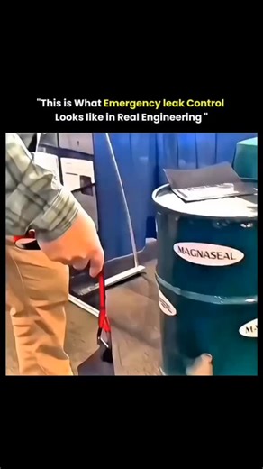 Explaining | Emergency leak control in engineering combines rapid response, physics, and materials science to prevent small failures from becoming... | Instagram