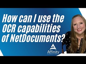 NetDocuments OCR