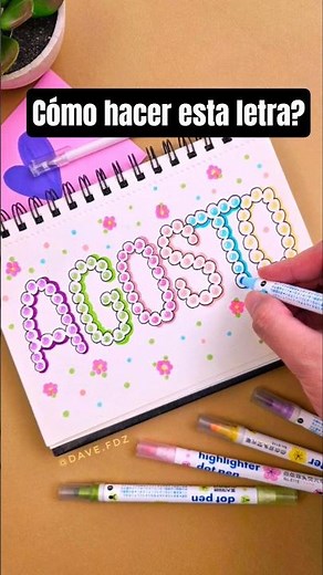 Tutorial de lettering: cómo hacer esta letra para títulos con marcadores #diy #lettering #studygram