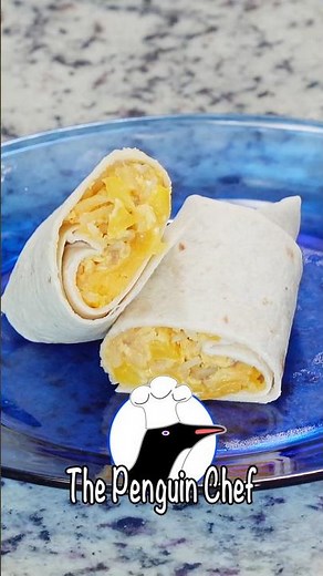 Penguin Chef Breakfast Burrito