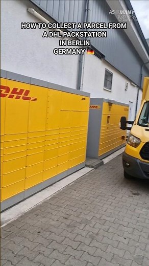 How to collect a parcel from a DHL Packstation in Berlin Germany #shorts