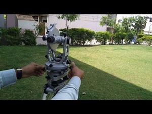 Part-1 Theodolite Surveying In Hindi (Parts of Theodolite, Varnier scale,)