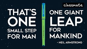 25K views · 248 reactions | “That’s one small step for man, one giant leap for mankind.” These were Neil Armstrong’s famous words as he stepped on to the moon. On the 49th anniversary of the Apollo 11 lunar landing, Classmate celebrates the spirit of humankind to continuously challenge themselves and excel. #BeBetterThanYourself Audio source: Facebook Sound Collection, NASA Archives | Classmate | Facebook