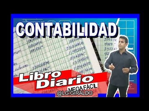 🏅 como hacer el Libro Diario de contabilidad EXPLICACIÓN COMPLETA pase al libro mayor 10 asientos