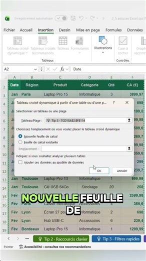 Analyser des données sur Excel avec un tableau croisé dynamique