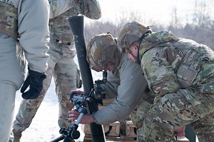 Michigan Mortarmen Provide Indirect Fire at Northern Strike