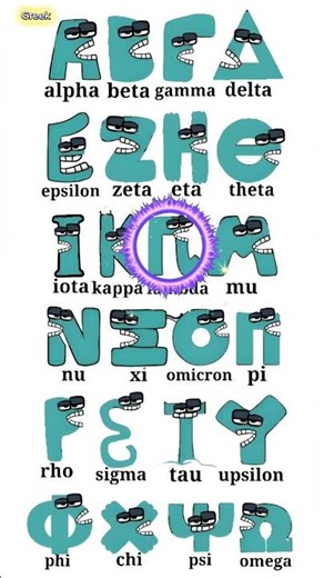 Greek alphabet lore song #alphabetlore #alphabetsong #shorts